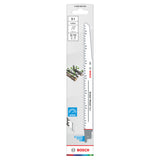 Bosch RSB Top for Wood S1531L 5pcs (a 5-pack of reciprocating saw blades for fast, clean cuts in wood, ideal for pruning and cutting firewood), compatible with reciprocating saws.