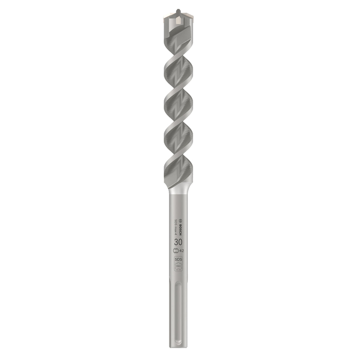 Bosch SDS Max-4 Hammer Drill Bit (30x320mm, For concrete and masonry, 4-cutter head)