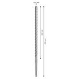 Bosch SDS-Plus-5X Hammer Drill Bit (12x250/310mm, For reinforced concrete and masonry)