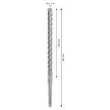 Bosch SDS-Plus-5X Hammer Drill Bit (14x200/260mm, For reinforced concrete and masonry)