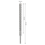 Bosch SDS-Plus-5X Hammer Drill Bit (18x250/300mm, For reinforced concrete and masonry)