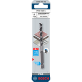 Bosch Professional PRO HEX-5 Drill Bit 5x50x100mm (Carbide tip, 1/4" Hex shank, for Concrete/Masonry, Impact rated)