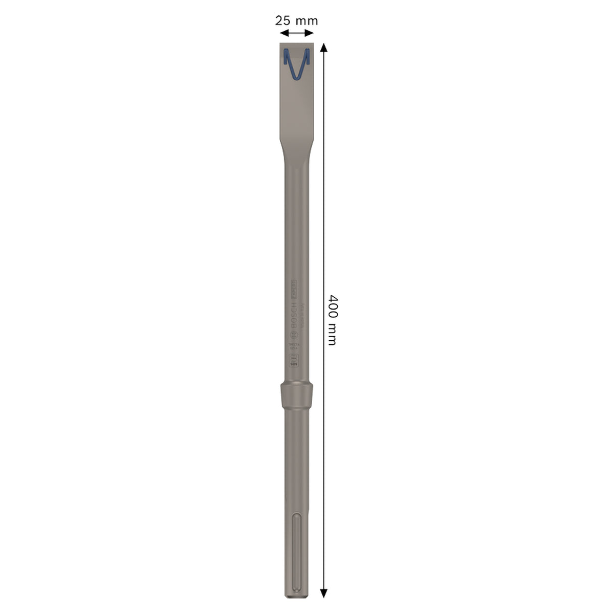Bosch Expert SDS max-8C Flat Chisel (25x400mm, 10-piece pack, For heavy-duty concrete demolition)