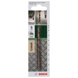 Bosch HSS-CO Metal Drill Bit (5x52x86mm, For drilling in tough metals like stainless steel)