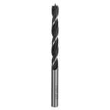 Bosch Brad Point Drill Bit 7x100mm (for precise and splinter-free drilling in softwood and hardwood, features a centring tip for accurate starts), compatible with rotary drills.