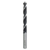 Bosch Brad Point Drill Bit 9x116mm (for precise and splinter-free drilling in softwood and hardwood, features a centring tip for accurate starts), compatible with rotary drills.