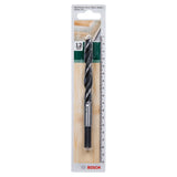 Bosch Brad Point Drill Bit 12x150mm (for precise and splinter-free drilling in softwood and hardwood, features a centring tip for accurate starts), compatible with rotary drills.