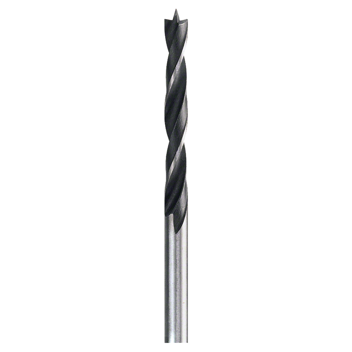 Bosch Brad Point Drill Bit 12x150mm (for precise and splinter-free drilling in softwood and hardwood, features a centring tip for accurate starts), compatible with rotary drills.