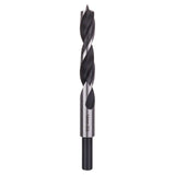 Bosch Brad Point Drill Bit 14x150mm (for precise and splinter-free drilling in softwood and hardwood, features a centring tip for accurate starts), compatible with rotary drills.