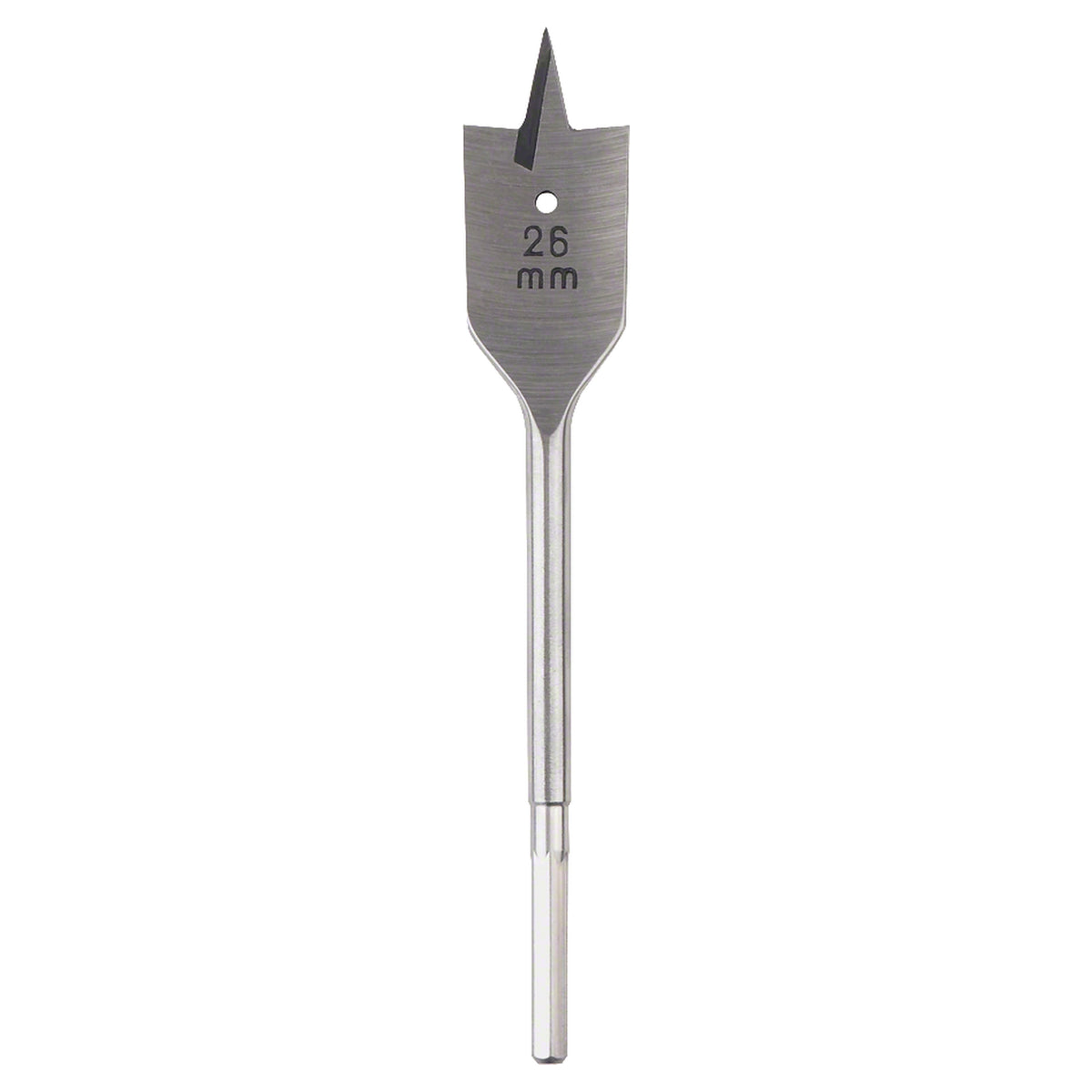 Bosch Flat Drill Bit 26mm (for fast drilling of large diameter holes in wood, ideal for quick material removal), compatible with drills.