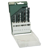 Bosch HSS-R Metal/Stone/Wood Drill Bit Set 9pcs (a versatile multi-material set for drilling in metal, masonry, and wood, includes a range of common sizes for various applications).