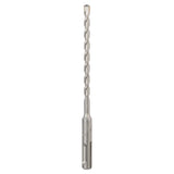 Bosch SDS Plus-1 Drill Bit 6x160mm (for concrete and masonry, robust carbide tip for extended life, optimized flute design for efficient dust removal and faster drilling), compatible with SDS Plus hammer drills.