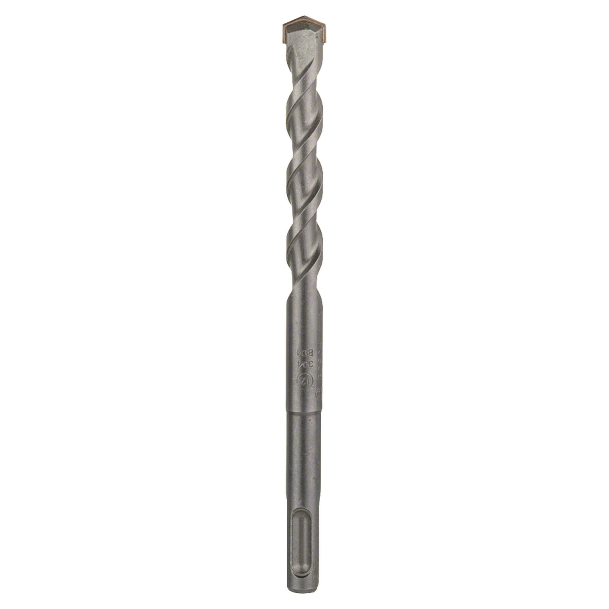 Bosch SDS Plus-1 Drill Bit 12x160mm (for concrete and masonry, robust carbide tip for extended life, optimized flute design for efficient dust removal and faster drilling), compatible with SDS Plus hammer drills.