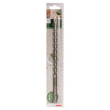Bosch SDS Plus-1 Drill Bit 12x260mm (for concrete and masonry, robust carbide tip for extended life, optimized flute design for efficient dust removal and faster drilling), compatible with SDS Plus hammer drills.