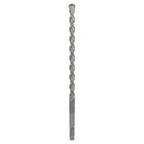 Bosch SDS Plus-1 Drill Bit 12x260mm (for concrete and masonry, robust carbide tip for extended life, optimized flute design for efficient dust removal and faster drilling), compatible with SDS Plus hammer drills.