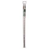 Bosch SDS Plus-1 Drill Bit 12x460mm (for concrete and masonry, robust carbide tip for extended life, optimized flute design for efficient dust removal and faster drilling), compatible with SDS Plus hammer drills.