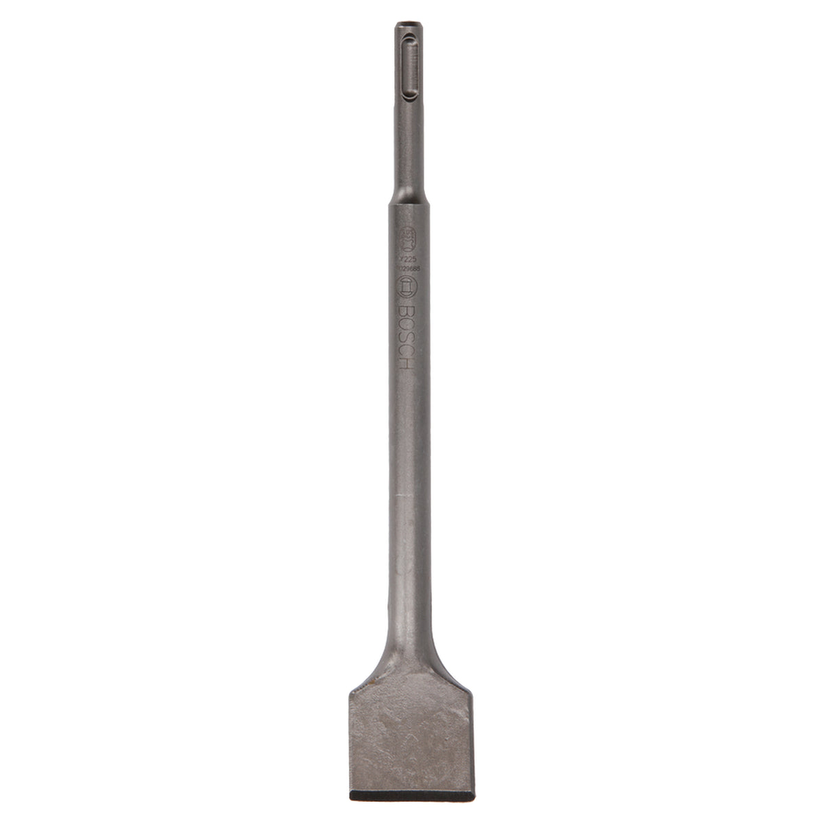Bosch Tile Chisel SDS Plus 250x40mm (for fast and efficient removal of tiles, plaster, and mortar, robust design for high material removal rates), compatible with SDS Plus hammer drills.