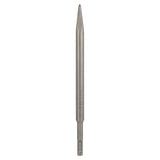 Bosch Pointed Chisel SDS Plus with Squared Tip 250mm (for precise demolition and adjustment work in concrete and masonry, squared tip provides better control and material removal in corners), compatible with SDS Plus hammer drills.