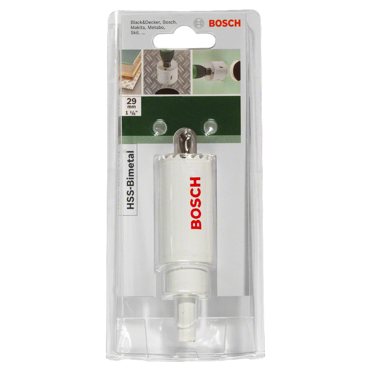 Bosch Hole Saw Bi-Metal HSS 32mm (bi-metal hole saw for general purpose drilling in wood, metal, and plastic).