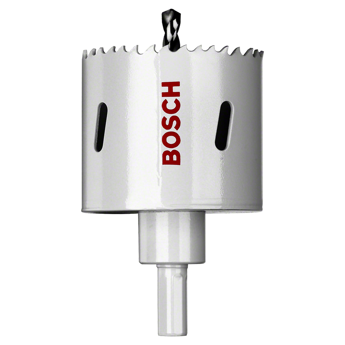 Bosch Hole Saw Bi-Metal HSS 73mm (bi-metal hole saw for general purpose drilling in wood, metal, and plastic).