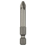 Bosch Screwdriver Bit PZ2 (49mm, 2-piece pack, For Pozidrive screws)