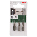 Bosch 3-Piece Standard Quality Screwdriver Set (PH1/2/3, For Philips head screws)