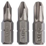 Bosch 3-Piece Standard Quality Screwdriver Set (PH1/2/3, For Philips head screws)