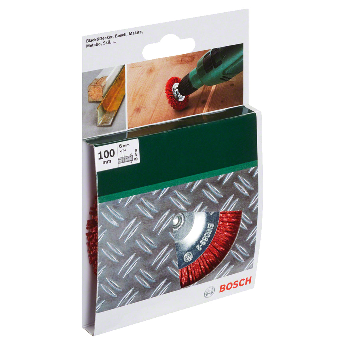 Wire Cup Brush Nylon Wire 6x100mm.