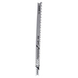 Bosch Jigsaw blade Set U345XF Progressor for Wood/Metal 2pcs (progressive tooth design for fast and powerful cuts in both wood and metal, U-shank for secure fit), compatible with jigsaws.