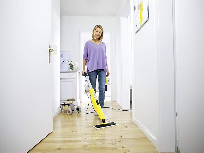 كارشر ‎1.513-301‎ – ممسحة بخارية عمودية ‎SC 3 Upright EasyFix‎ بقدرة 1600 واط، مع ملحق إنعاش السجاد