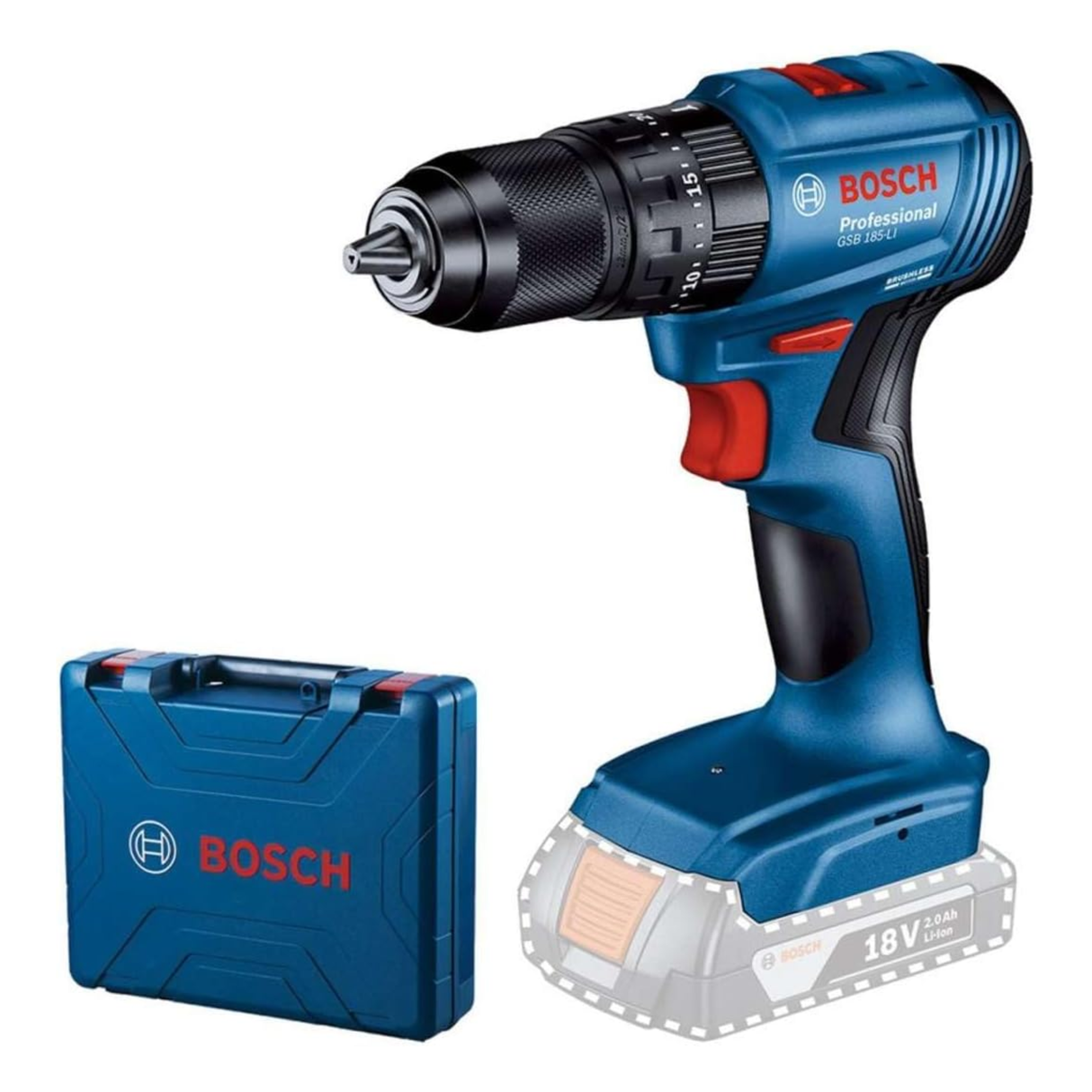 Bosch GSB 185-LI Professional Cordless Combi Drill/Driver (Battery & Charger Not Included)