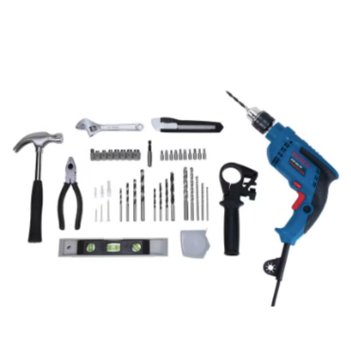 BOSCH GSB 600 Professional Impact Drill 13mm with 100 Pcs Drill Bit Set