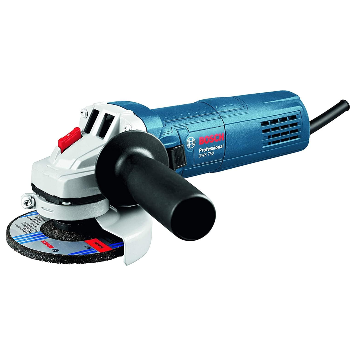 Bosch Professional GWS 750-115 Angle Grinder + 3 Grinding Disc