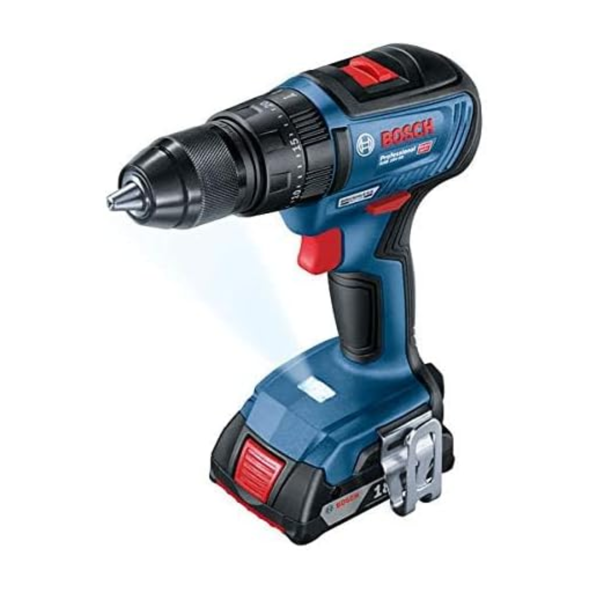 Bosch Professional Gsb18V-50 Impact Brushless Drill (2x 2.0Ah, GAL 18V-20, Carrying Case)