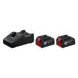 BOSCH 2 x GBA 18V 4.0Ah + GAL 18V-40 Starter Set