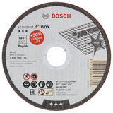 BOSCH JE2 608 603 171 Cutting Disc Standard for Inox Rapido 125x1x22.23mm