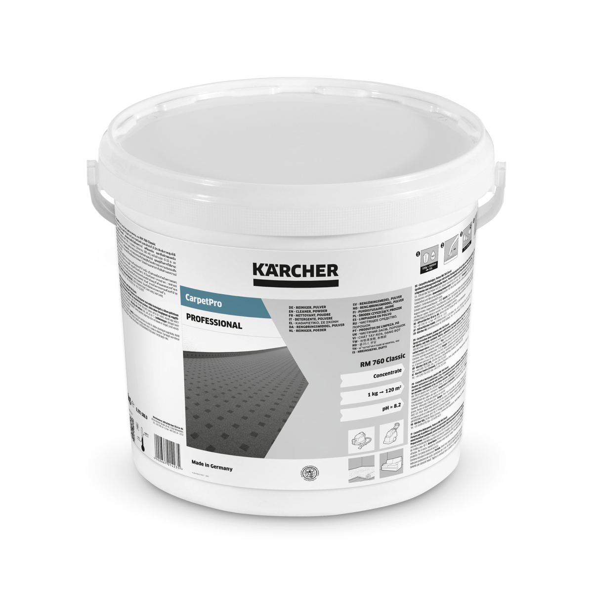 Karcher 6.291-388.0 – CarpetPro RM 760 Classic Carpet Cleaning Powder, 10 kg