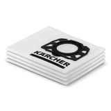 Karcher 2.863-314 – KFI 357 Fleece Vacuum Filter Bags, 4 Pack, for WD 2 Plus & WD 3