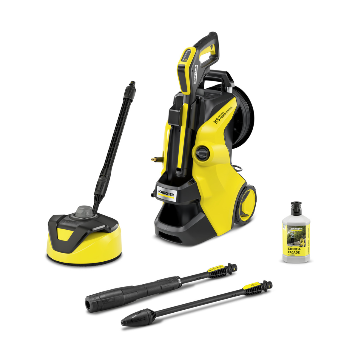 Karcher 1.324-562 – K 5 Premium Power Control Home Pressure Washer, 2300 PSI with Hose Reel & Home Kit