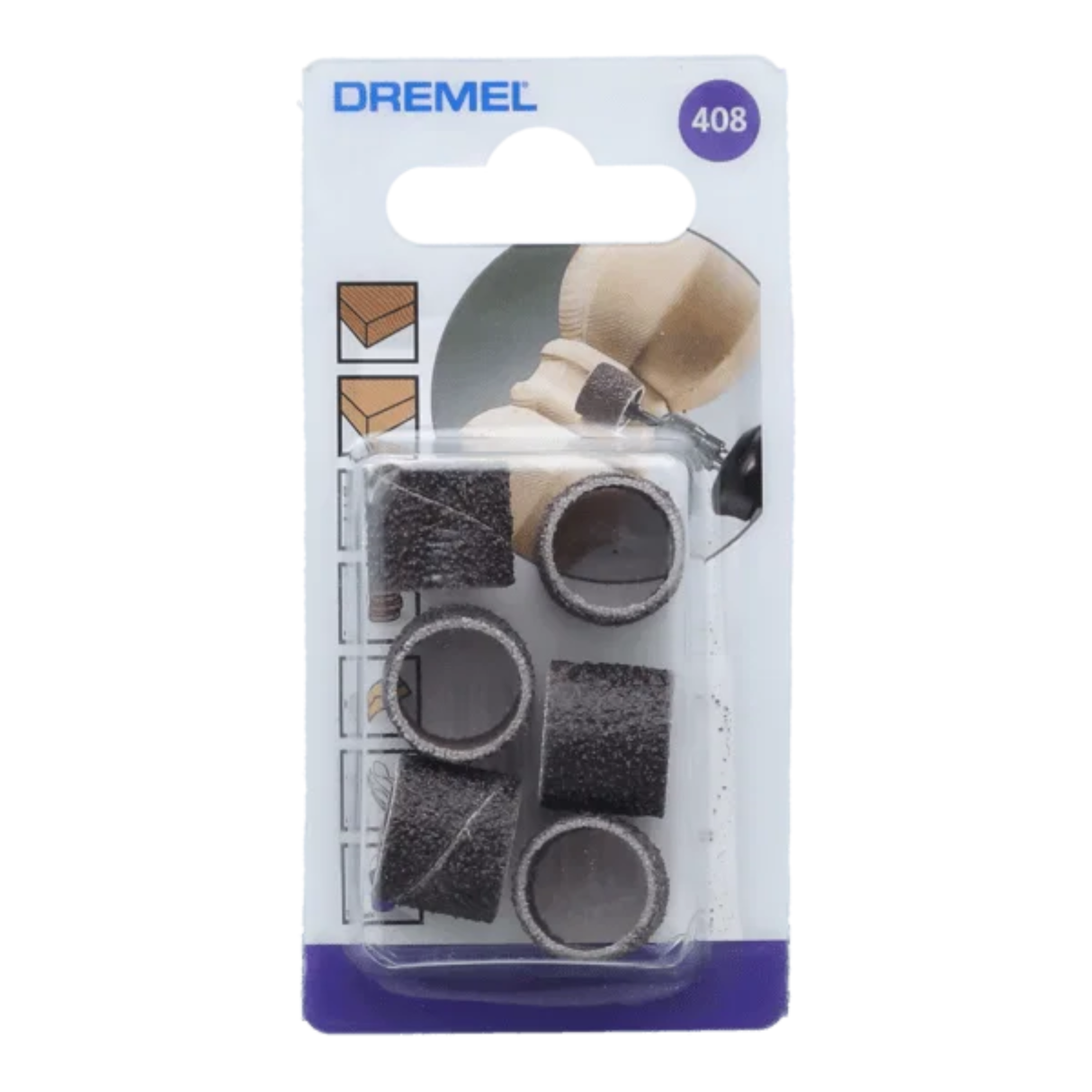 DREMEL 60-Grit Shaping and Smoothing Sanding Band Dark Brown 13mm