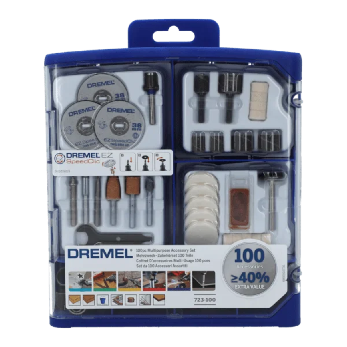 DREMEL® Multipurpose Accessory Set, 100 pieces (723)