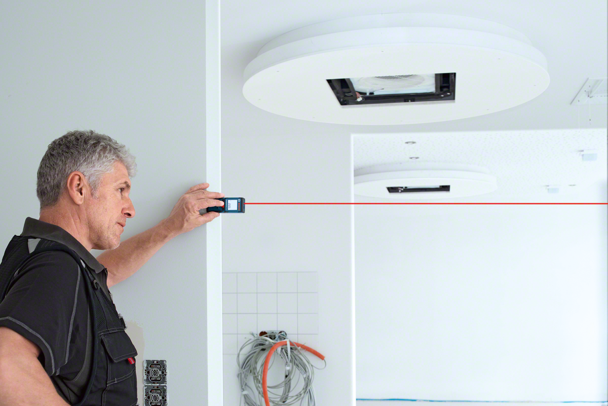 Bosch Professional Laser Measure GLM 40 (Up to 40m range, Area/Volume functions, Robust construction)