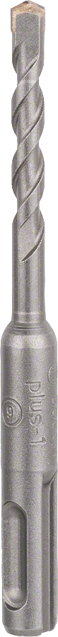 Bosch SDS-Plus-1 Hammer Drill Bit (6x50/110mm, For masonry and concrete)