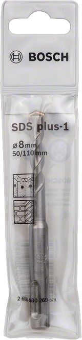 Bosch SDS-Plus-1 Hammer Drill Bit (8x50/110mm, For masonry and concrete)