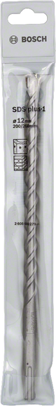 Bosch SDS-Plus-1 Hammer Drill Bit (12x200/260mm, For masonry and concrete)