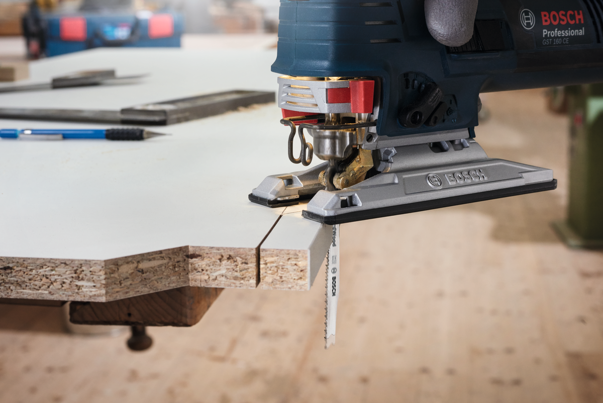 Bosch Jigsaw Blades T 101D Clean for Wood (5-piece set, For fine, splinter-free cuts in wood)