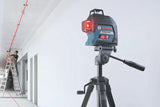 BOSCH PRO GLL 3-80 Line Laser pouch + AA1 + Alkaline batteries + target plate + BT 150 Carton box kit