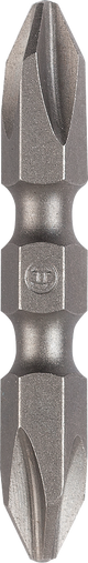 Bosch Double Ended Bit Set Standard for Universal PH2/PH2 (45mm, 10-piece, For universal screwdriving applications)