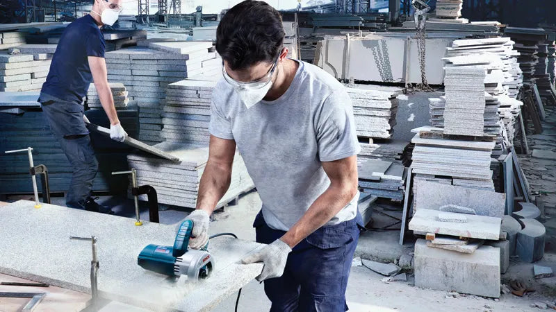 Bosch 1400W GKS 140 Professional Hand-Held Circular Saw Silver and Blue 184mm