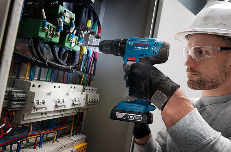Bosch GSB 183-Li Cordless Impact Drill/Drivers With 1 Battery